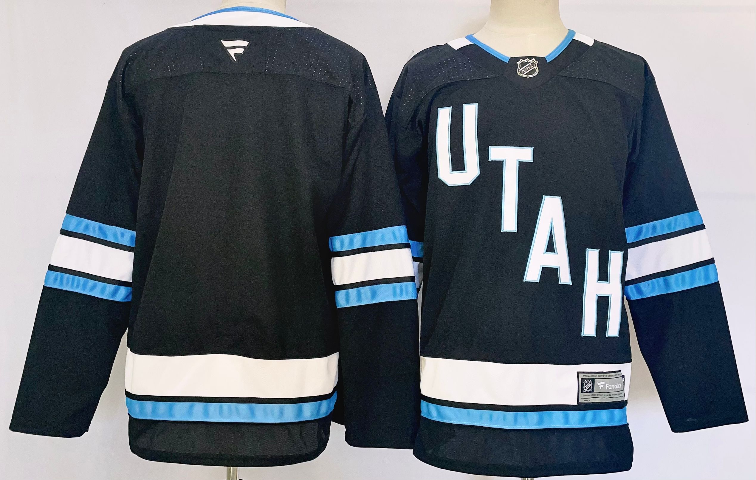 Men Utah Hockey Club Blank Black 2025 Home Premier Player NHL Jersey